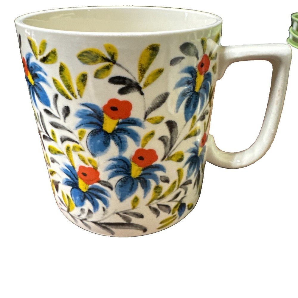 Vintage Floral Wild Flower Garden Party Japan Coffee Tea Mug Cottage Country - Picture 2 of 4